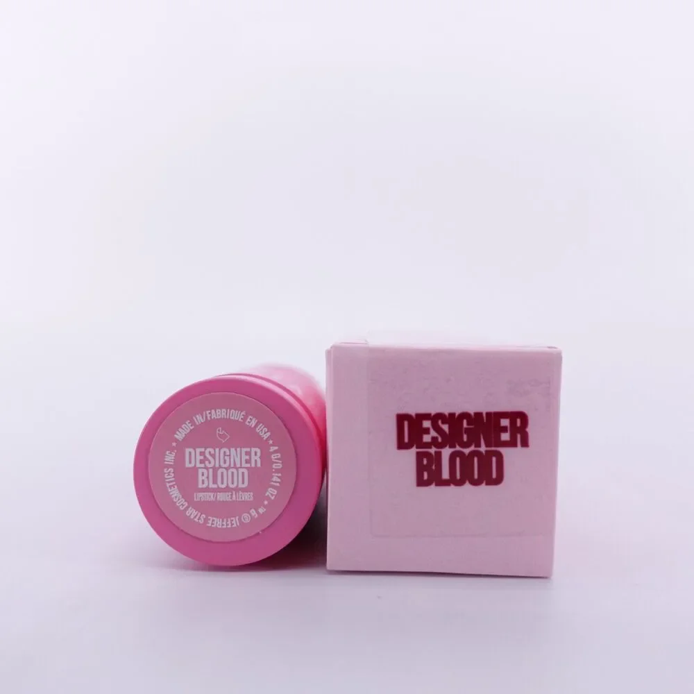 Jeffree Star Velvet Trap Lipstick Designer Blood Dark Dirty Rich Red New